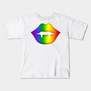 Diversity Pride Rainbow Vampire Kids T-Shirt